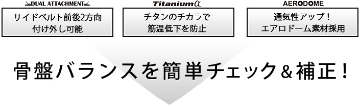 ゼロポジション スポーツベルト